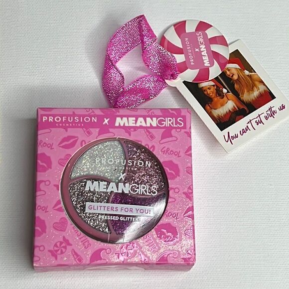 $12💥 MEAN GIRLS - GLITTERS FOR YOU! -  PRESSED GLITTER QUAD - Picture 2 of 4